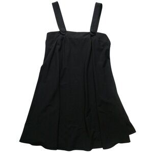 Express Women's Black Sleeveless Strap Shift Dress L Large